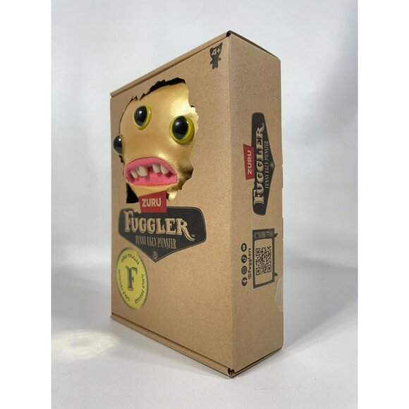 Fuggler Funny Ugly Monster Gold Fuggs REEK-O 9" Plush Gold - Picture 3 of 7
